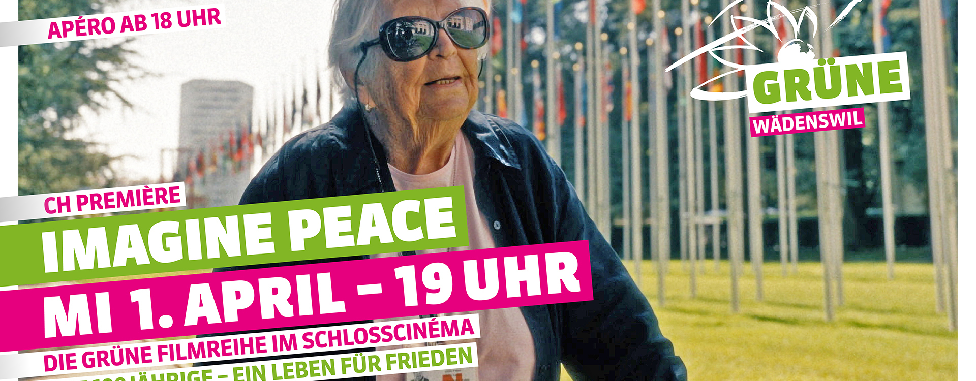 Die grüne Filmreihe Imagine Peace