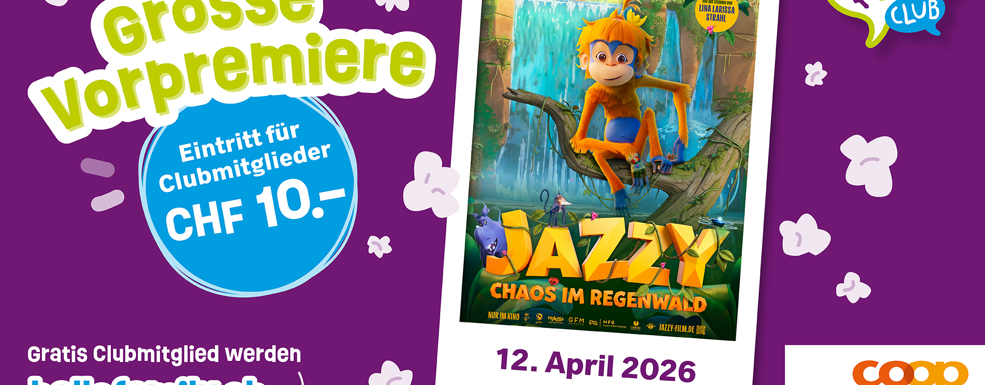 Hello Family Vorpremiere Jazzy - Chaos im Regenwald