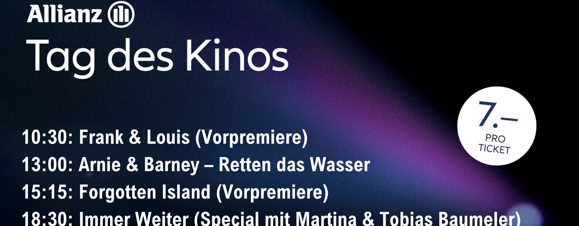 Allianz Tag des Kinos 2026