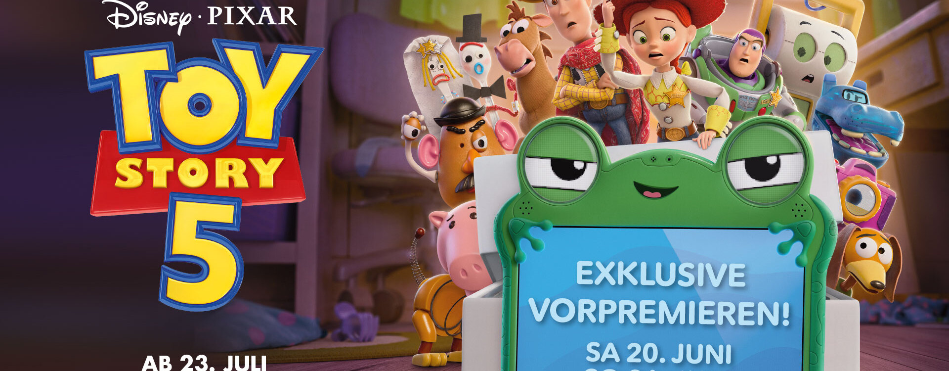 Vorpremiere Toy Story 5 (Sonntag)