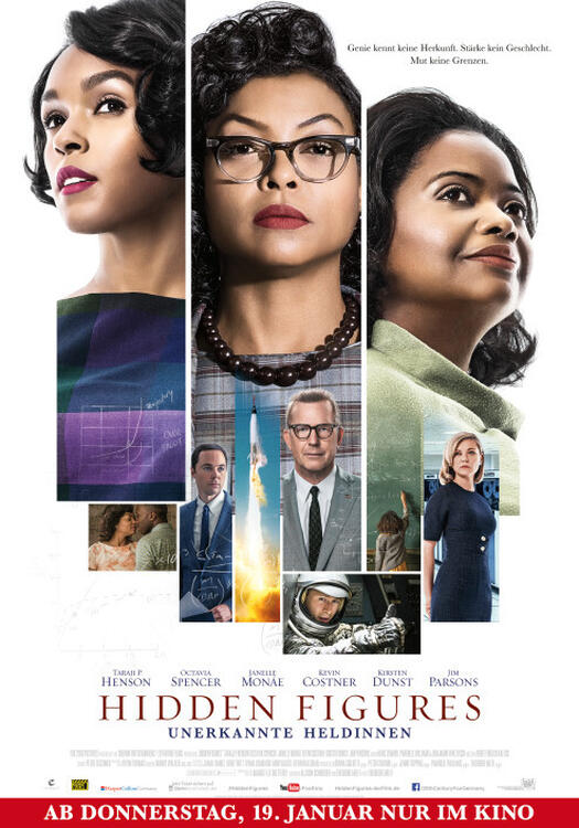 Cover Die grüne Filmreihe Hidden Figures