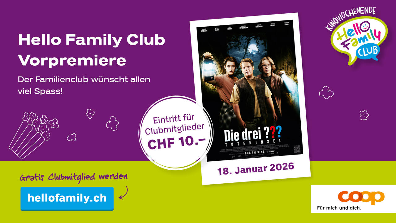 Hello Family Vorpremiere Die Drei ??? - Toteninsel