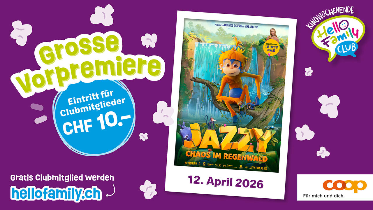 Hello Family Vorpremiere Jazzy - Chaos im Regenwald